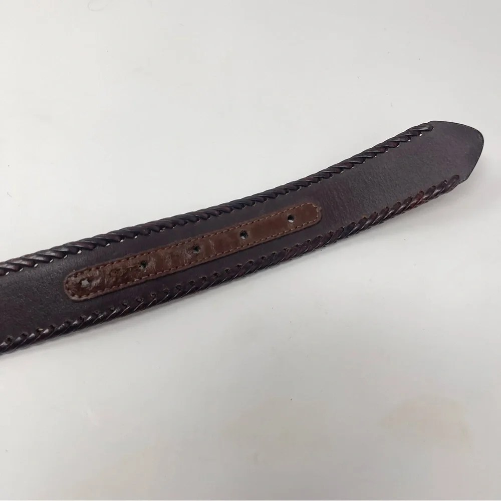 Nocona Genuine Leather Belt Size 42 | Western Tooled Belt | Add Your‎ Own Buckle